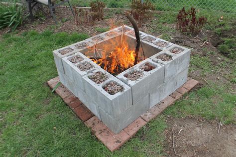 cheap diy firepit area